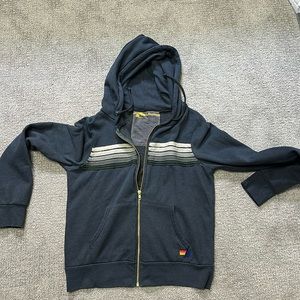 Unisex Aviator Nation 5 stripe hoodie